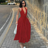 cool butterfly red party dress