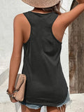 sleeveless Women’s Black Butterfly Print Tank Top