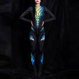 cute Women's Butterfly Zentai Jumpsuit
