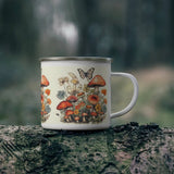 aesthetic mushroom butterfly mug