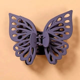 PURPLE Butterfly Hair Claw Clip