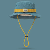 blue Japanese Style Bucket Hat by Butterfly Kingdom