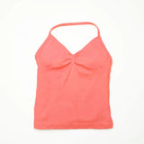 ORANGE Women’s Strappy Sports Tank Top by Butterfly Kingdom