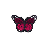 little red Butterfly Embroidered Patch