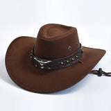 Vintage Suede Cowboy Hat by Butterfly Kingdom