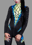 sexy Women's Butterfly Zentai Jumpsuit