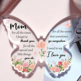 cute Butterfly Love Mom Keepsake