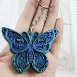 keychain butterfly mold jewelry