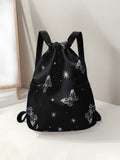cute Black White California Sister Butterfly Backpack