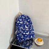 cute Stylish Blue Butterfly Backpack