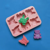 bear butterfly mold silicone