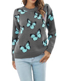 Butterfly Crewneck Sweater
