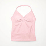 LIGHT PINK Women’s Strappy Sports Tank Top by Butterfly Kingdom