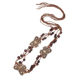 YELLOW Y2K Butterfly Tassel Waist Chain Belt for Women