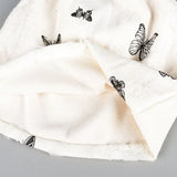 boho Women’s Slouchy Butterfly Print Beanie Hat