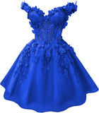 BLUE homecoming butterfly dress