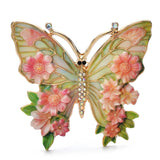 WONDERFUL Women's Vintage Butterfly Flower Brooch Pin