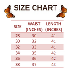 size chart for Butterfly jeans for men