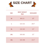SIZE CHART FOR Men's Long Sleeve Pullover by Butterfly Kingdom