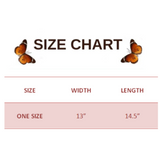 SIZE CHART FOR Sparkly Butterfly Crop Top