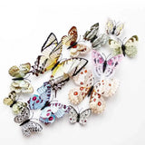Colorful 3D Butterfly Wall Stickers MULTICOLOR 5
