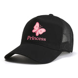 black Women’s Butterfly Princess Baseball Cap