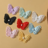 RANDOM MIX Embroidered Butterfly Patches for DIY Crafts WITH BEAD