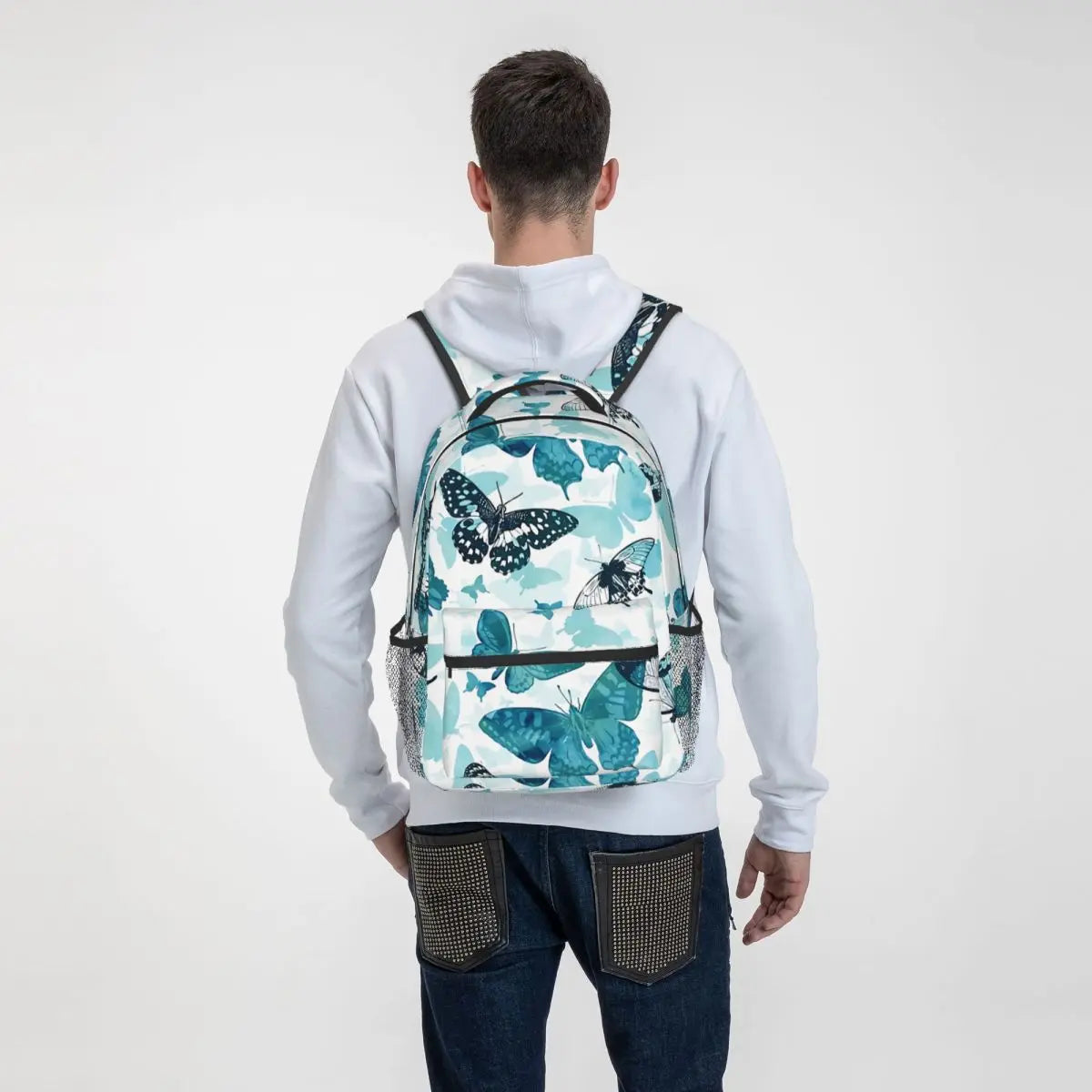 Teal Butterfly Backpack – BUTTERFLY KINGDOM