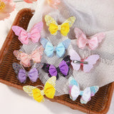 CUTE Glitter Butterfly Bow Hair Clips for Girls