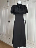 CLASSIC BLACK vintage butterfly gown dress