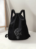 cute Hairstreak Butterfly Black School Backpack