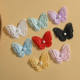 Embroidered Butterfly Patches for DIY Crafts (10 pieces)