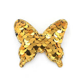 YELLOW Glitter Butterfly Applique Patch