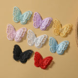 RANDOM MIX Embroidered Butterfly Patches for DIY Crafts 