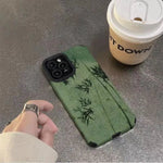 green butterfly phone case in silicone