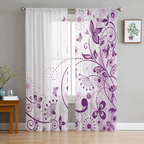 Elephant Butterfly Curtains