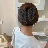 CUTE BLACK Butterfly Hair Claw Clip