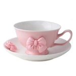 pink butterfly mug ceramics