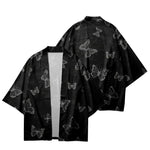 butterfly print kimono for women