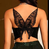 cute Butterfly Back Tank Top