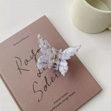 PURPLE Butterfly Acetate Hair Clip