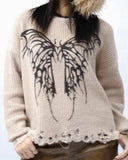 Butterfly Graphic Sweater