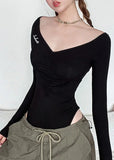 BLACK BOHO Women's See Through Mesh Butterfly Bodysuit