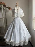 BOHEMIAN WHITE vintage butterfly gown dress