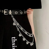 Women’s Punk Butterfly Waist Chain Belt