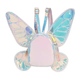Blue Holographic Butterfly Wings Backpack