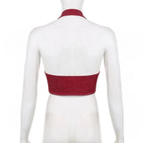 Red Butterfly Tank Top camis