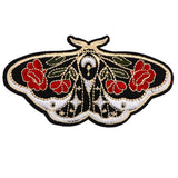 GRAY Butterfly Embroidery Iron-On Patches