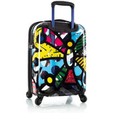 multicolor Artistic Butterfly Design Suitcase