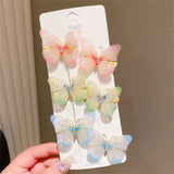 Mini Butterfly Hair Barrettes FOR WOMEN